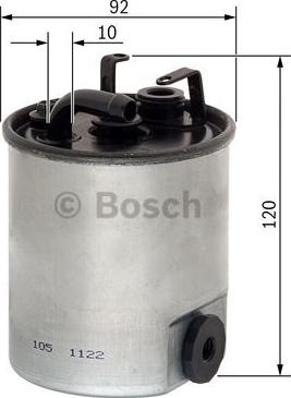 BOSCH F 026 402 044 - Паливний фільтр avtolavka.club