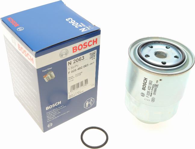 BOSCH F 026 402 063 - Паливний фільтр avtolavka.club