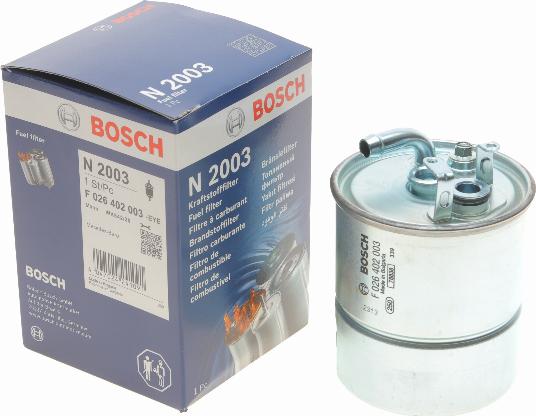 BOSCH F 026 402 003 - Паливний фільтр avtolavka.club