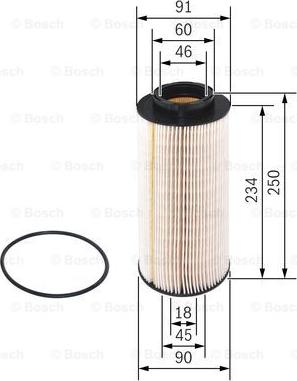 BOSCH F 026 402 031 - Паливний фільтр avtolavka.club