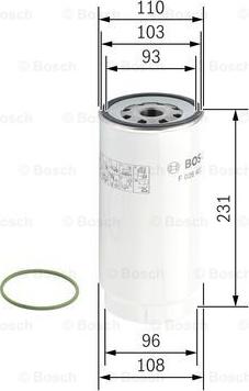 BOSCH F 026 402 038 - Паливний фільтр avtolavka.club