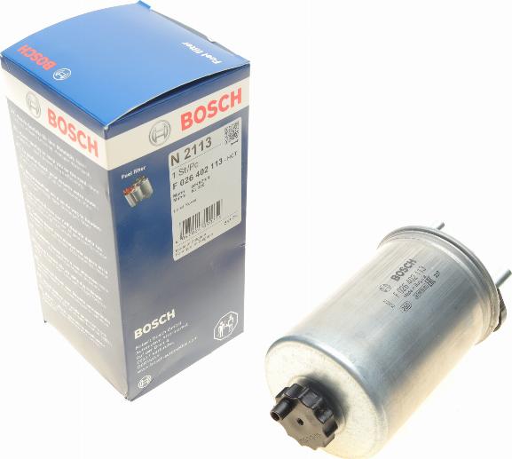 BOSCH F 026 402 113 - Паливний фільтр avtolavka.club