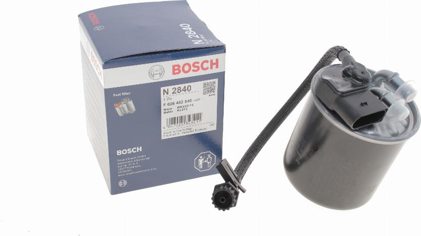 BOSCH F 026 402 840 - Паливний фільтр avtolavka.club