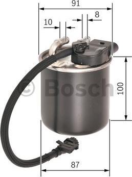 BOSCH F 026 402 841 - Паливний фільтр avtolavka.club