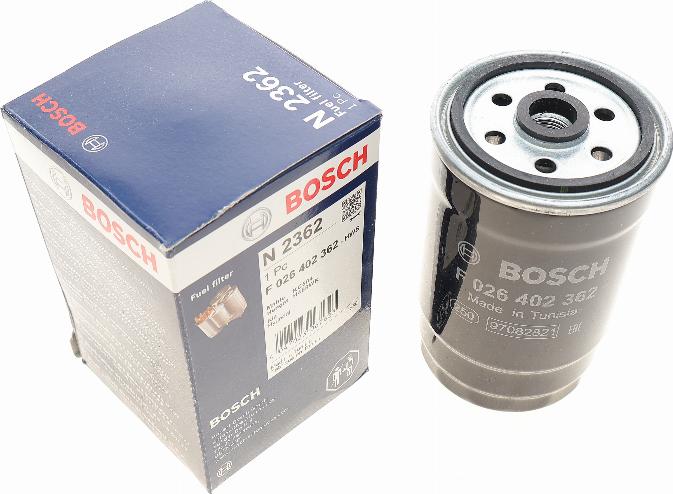 BOSCH F 026 402 362 - Паливний фільтр avtolavka.club