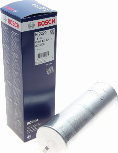 BOSCH F 026 402 220 - Паливний фільтр avtolavka.club