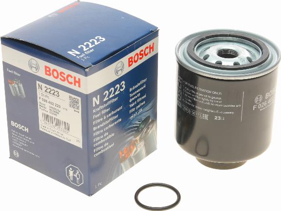 BOSCH F 026 402 223 - Паливний фільтр avtolavka.club