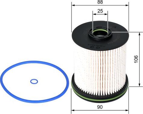 BOSCH F 026 402 795 - Паливний фільтр avtolavka.club