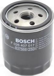 BOSCH F 026 407 017 - Масляний фільтр avtolavka.club