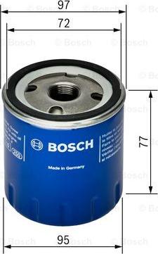 BOSCH F 026 407 024 - Масляний фільтр avtolavka.club