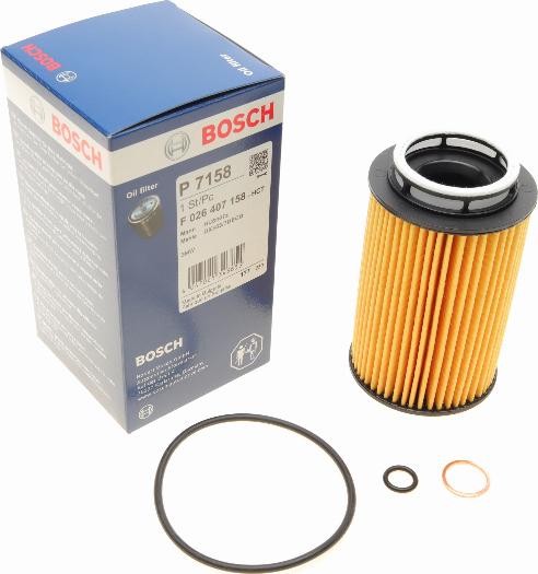 BOSCH F 026 407 158 - Масляний фільтр avtolavka.club