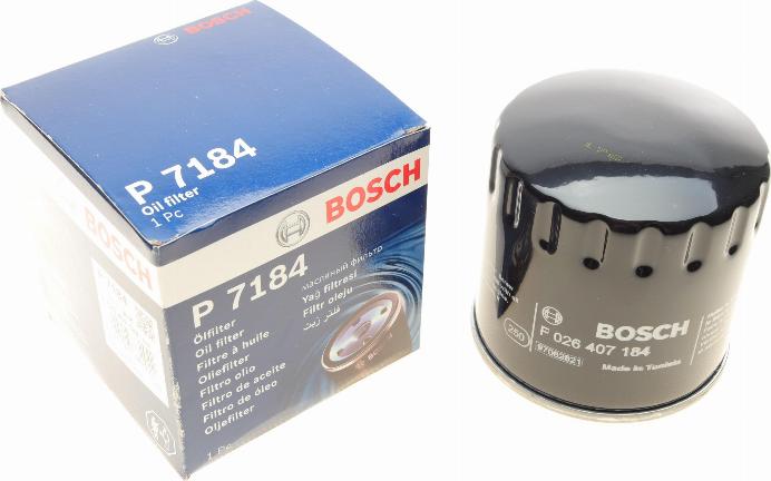 BOSCH F 026 407 184 - Масляний фільтр avtolavka.club