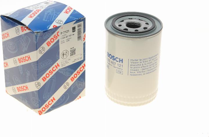 BOSCH F 026 407 121 - Масляний фільтр avtolavka.club