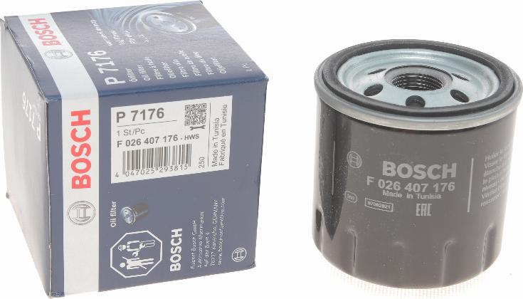 BOSCH F 026 407 176 - Масляний фільтр avtolavka.club