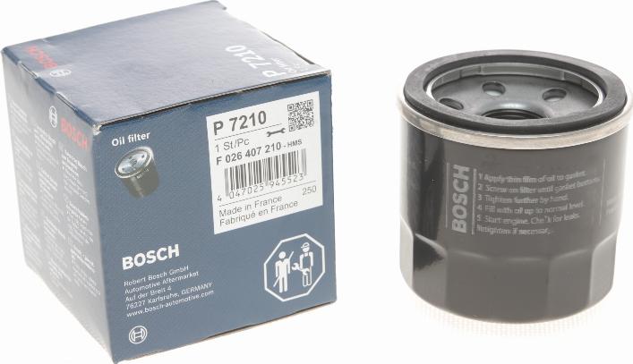 BOSCH F 026 407 210 - Масляний фільтр avtolavka.club