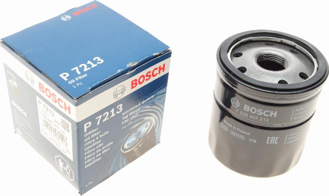 BOSCH F 026 407 213 - Масляний фільтр avtolavka.club