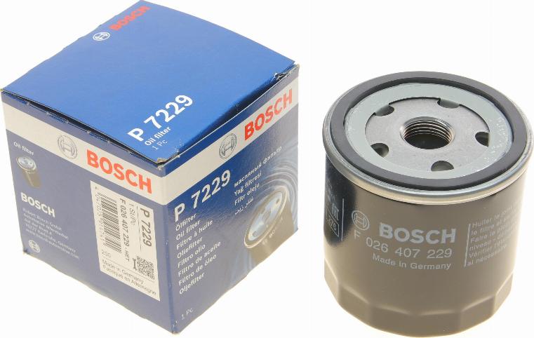 BOSCH F 026 407 229 - Масляний фільтр avtolavka.club