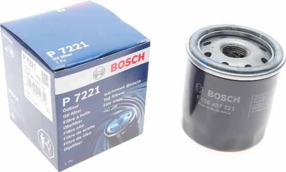 BOSCH F 026 407 221 - Масляний фільтр avtolavka.club