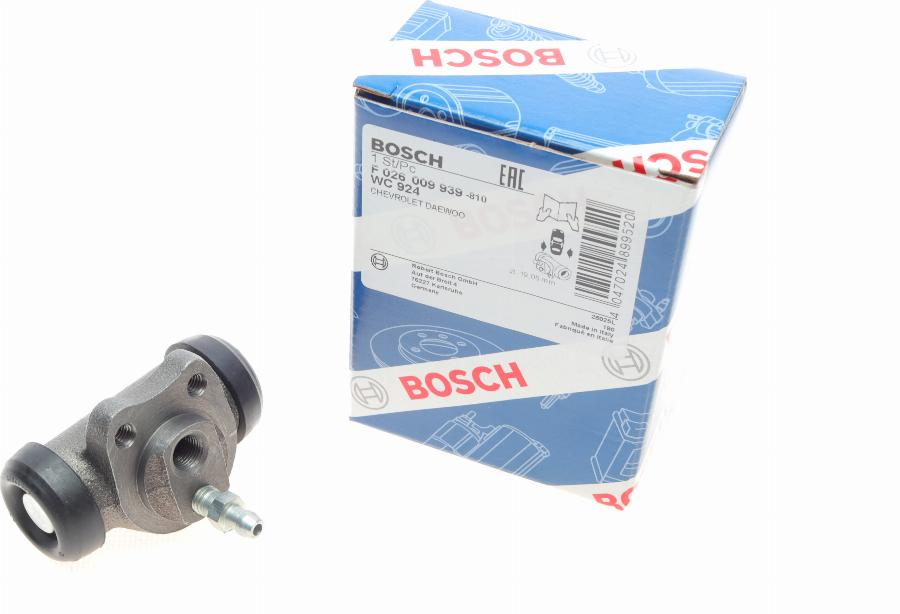 BOSCH F 026 009 939 - Колісний гальмівний циліндр avtolavka.club