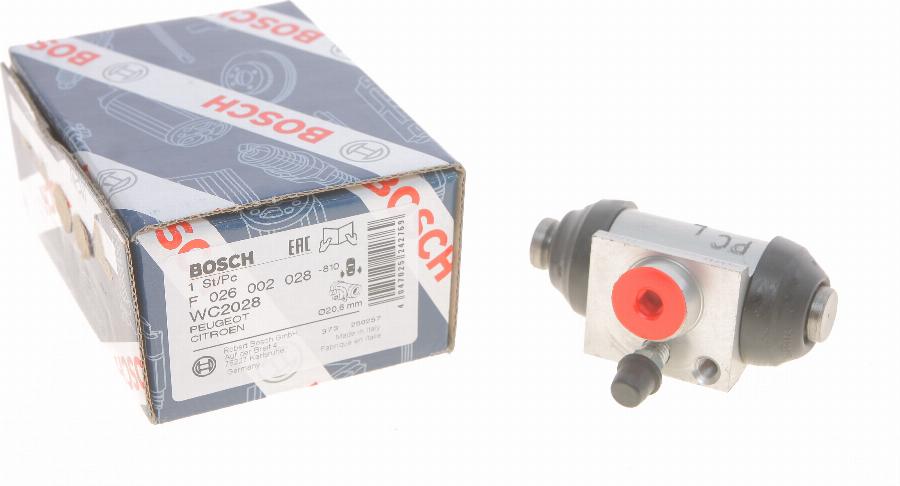 BOSCH F 026 002 028 - Колісний гальмівний циліндр avtolavka.club