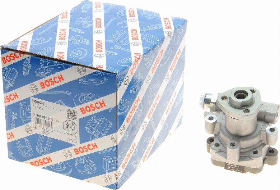 BOSCH K S02 000 008 - Гідравлічний насос, рульове управління, ГУР avtolavka.club