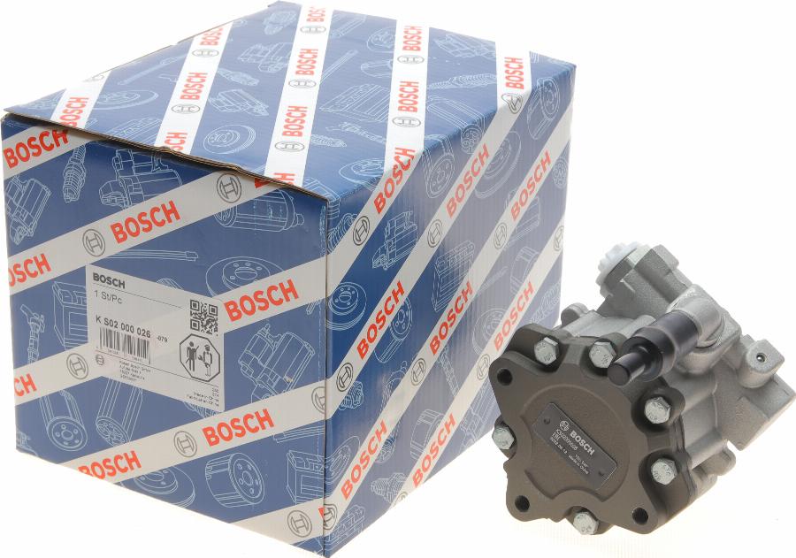 BOSCH K S02 000 026 - Гідравлічний насос, рульове управління, ГУР avtolavka.club