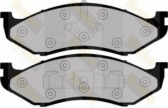 Brake Engineering PA992 - Гальмівні колодки, дискові гальма avtolavka.club