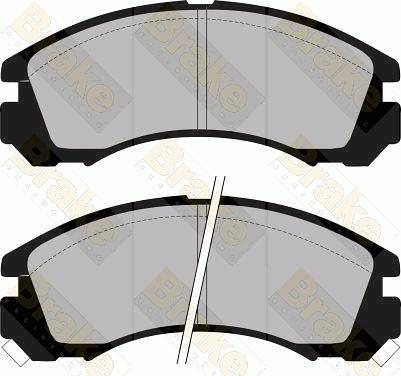 Brake Engineering PA945 - Гальмівні колодки, дискові гальма avtolavka.club