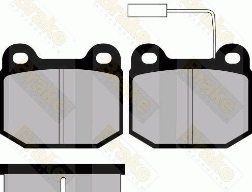 Brake Engineering PA937 - Гальмівні колодки, дискові гальма avtolavka.club