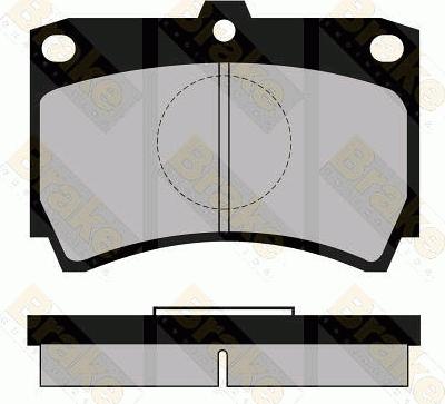 Brake Engineering PA469 - Гальмівні колодки, дискові гальма avtolavka.club