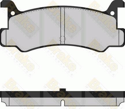 Brake Engineering PA460 - Гальмівні колодки, дискові гальма avtolavka.club