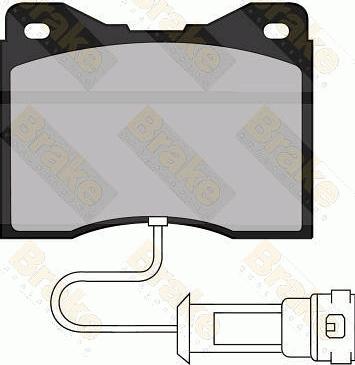 Brake Engineering PA485 - Гальмівні колодки, дискові гальма avtolavka.club