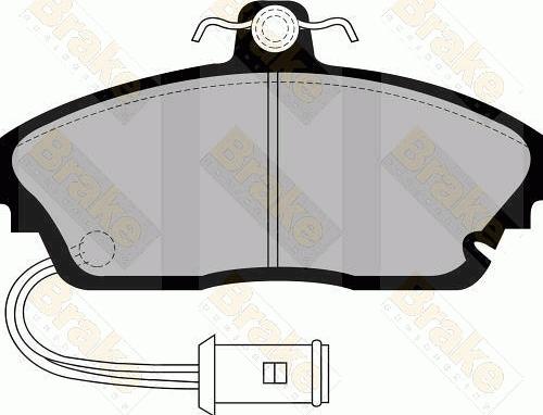 Brake Engineering PA488 - Гальмівні колодки, дискові гальма avtolavka.club