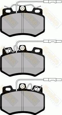 Brake Engineering PA439 - Гальмівні колодки, дискові гальма avtolavka.club