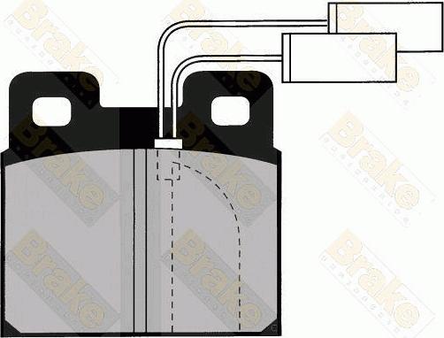 Brake Engineering PA431 - Гальмівні колодки, дискові гальма avtolavka.club