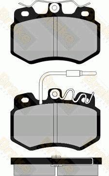 Brake Engineering PA472 - Гальмівні колодки, дискові гальма avtolavka.club