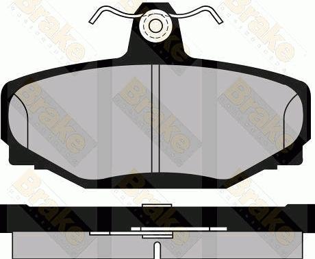 Brake Engineering PA555 - Гальмівні колодки, дискові гальма avtolavka.club