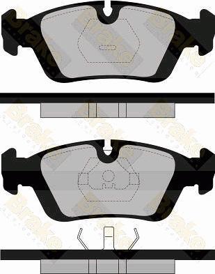 Brake Engineering PA602 - Гальмівні колодки, дискові гальма avtolavka.club