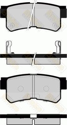 Brake Engineering PA1494 - Гальмівні колодки, дискові гальма avtolavka.club