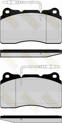 Brake Engineering PA1491 - Гальмівні колодки, дискові гальма avtolavka.club