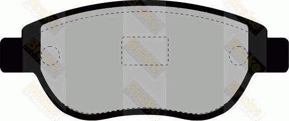 Brake Engineering PA1419 - Гальмівні колодки, дискові гальма avtolavka.club