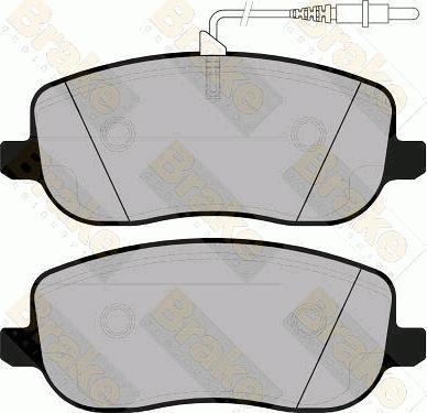 Brake Engineering PA1424 - Гальмівні колодки, дискові гальма avtolavka.club