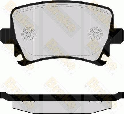 Brake Engineering PA1560 - Гальмівні колодки, дискові гальма avtolavka.club