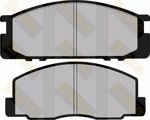 Brake Engineering PA1527 - Гальмівні колодки, дискові гальма avtolavka.club