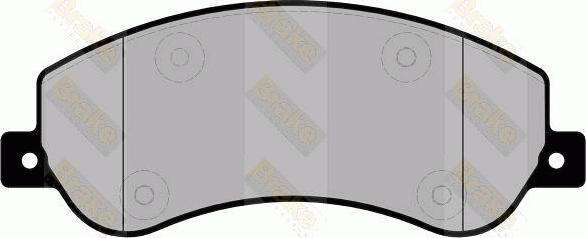 Brake Engineering PA1698 - Гальмівні колодки, дискові гальма avtolavka.club