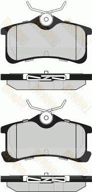 Brake Engineering PA1615 - Гальмівні колодки, дискові гальма avtolavka.club