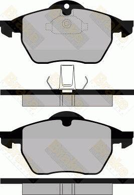 Brake Engineering PA1116 - Гальмівні колодки, дискові гальма avtolavka.club