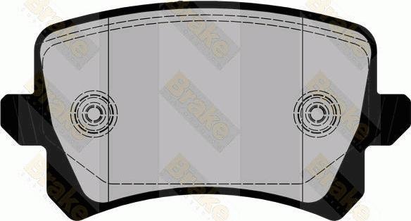 Brake Engineering PA1862 - Гальмівні колодки, дискові гальма avtolavka.club