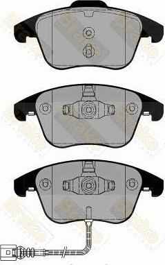 Brake Engineering PA1801 - Гальмівні колодки, дискові гальма avtolavka.club