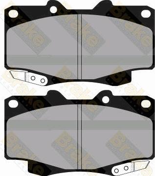 Brake Engineering PA1886 - Гальмівні колодки, дискові гальма avtolavka.club